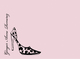Well Heeled Stiletto Flat Note Cards Image 1 of 3